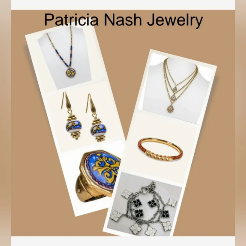 Patricia Nash Compass Triple Drop Necklace - Picture 9 of 9